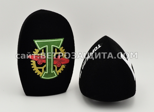 Wind shield for Comica wm 200/300 HTC microphone with Torpedo logo