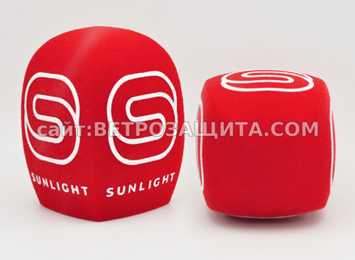 Ветрозащита для микрофона Shure BETA 58A с логотипом Sunlight