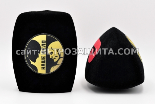 Windscreen for a microphone with the NASHEELO logo