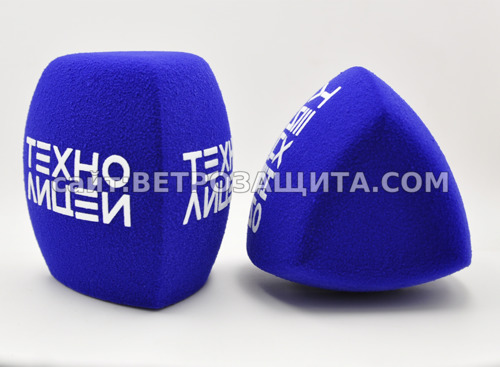 Ветрозащита для микрофона Shure 58b с логотипом ТЕХНО ЛИЦЕЙ