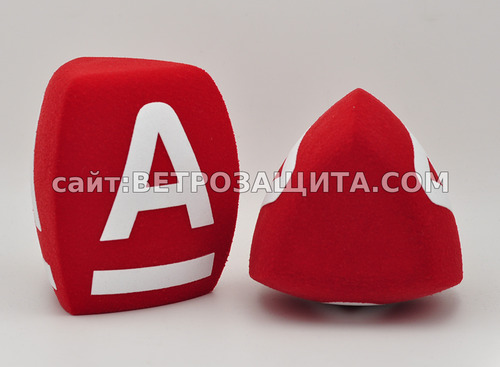 Ветрозащита для микрофона Sennheiser MD 46 с логотипом Альфа банк