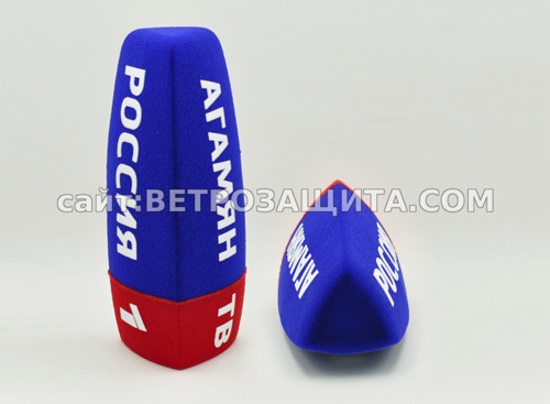 Ветрозащита для микрофона Sennheiser E 835-S  с  логотипом Агамян ТВ