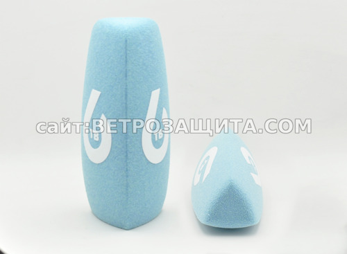 Ветрозащита для микрофона Audiotechnica AT 897 с логотипом 6 ТВ