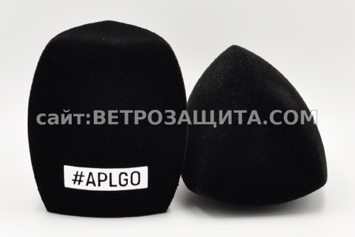 Windscreen for Sennheiser AVX microphone with APLGO logo #APLGO