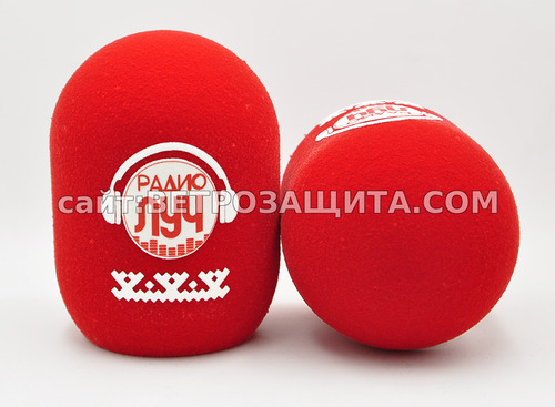 Ветрозащита для микрофона RODE Broadcaster с логотипом Радио Луч