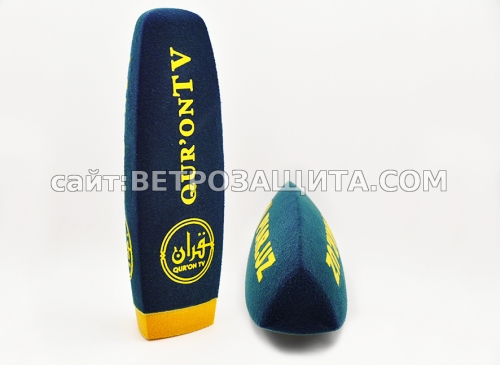 Ветрозащита для микрофона  BY-PVM3000 с логотипом Quron tv