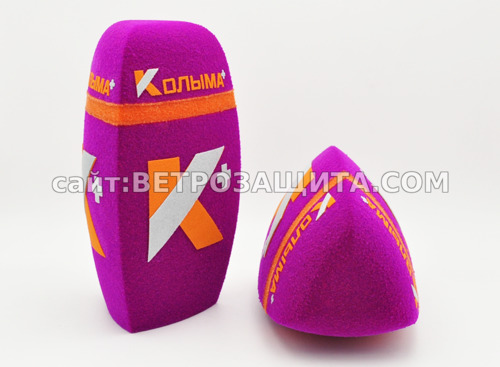 Ветрозащита для микрофона с логотипом Колыма +