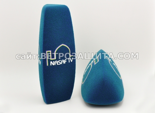 Ветрозащита для микрофона Panasonic с логотипом NASAF TV