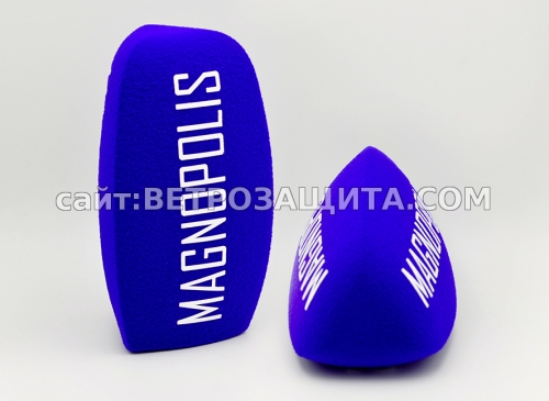 Wind protection for Thomson microphone with magnopolis logo