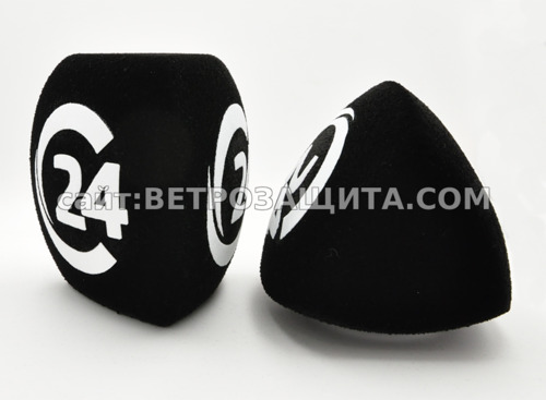 Ветрозащита для микрофона с логотипом Саратов 24