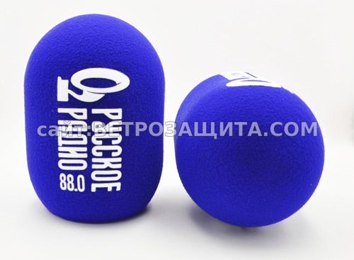 Ветрозащита для микрофона Rode Broadcaster с логотипом Русское радио 8