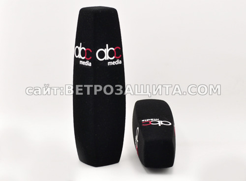 Ветрозащита для микрофона Sennheiser mke 600 с логотипом ABC Media