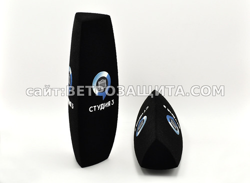 Ветрозащита для микрофона Sennheiser MKH 600 с логотипом Студия 3