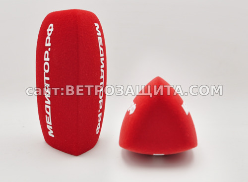 Ветрозащита для микрофона Sennheiser MD 46 с логотипом Медиатор РФ