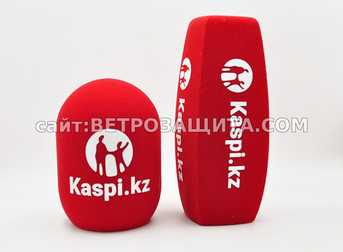 Ветрозащита для микрофона Sennheiser MD 46 с логотипом kaspikz