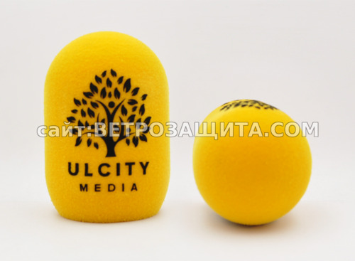 Ветрозащита для микрофона DJI Mic с логотипом ULCITY media