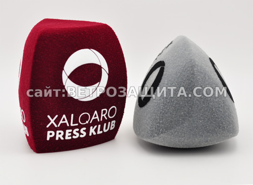 Ветрозащита для микрофона BOYA BY-HM100 с логотипом Xalqaro Press Club