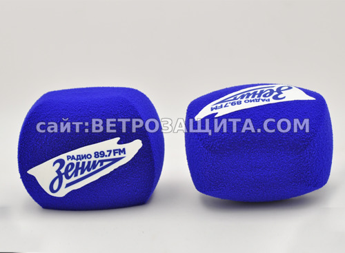 Ветрозащита для микрофона ZOOM H4n Pro с логотипом Радио Зенит