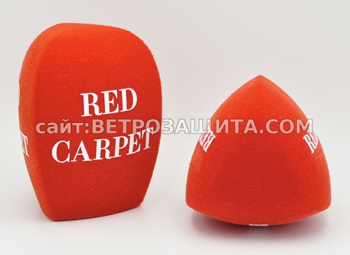 Wind protection for the Sennheiser EW 100 G3 microphone with the RED C Ветрозащита для микрофона Sennheiser EW 100 G3 с логотипом RED CARPET
