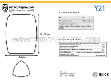 Модель Y21 Модель Y21