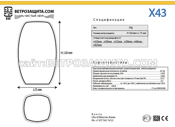 Модель X43 Модель X43